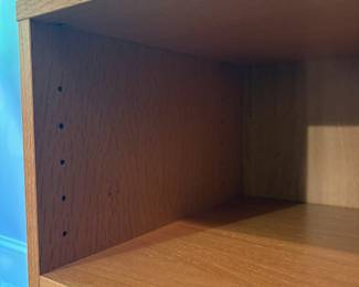 O13 - $20. Bookshelf with Adjustable Shelf. Measures 31.5” W x 15.75“ D x 23.25” Tall.