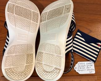 O84 - $65. Vivaia Walker Sandals and Card Wallet Set. Limited Edition. Paris Olympics Collection. Size 40.