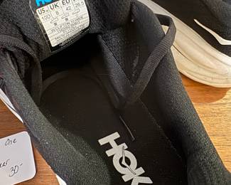 O82 - $30. Hoka One One Clifton. Woman’s Size 10. Shows light wear.