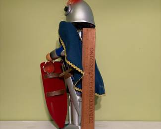 O55 - $60. Steinbach Camelot Sir Lancelot Nutcracker. Measures 17" Tall.