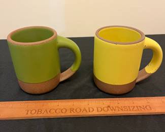 O11 - $300. Set of 7 East Fork Pottery Mugs. Measures 4.25" Tall. Retired colors. All are in great condition.