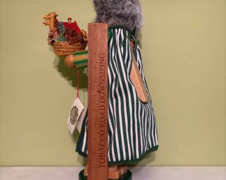 O53 - $140. SIGNED - Steinbach Bible Series Noah & Ark Limited Ed. German Nutcracker - S893. Missing Dove and Keffiyeh. Measures 16.5" Tall.