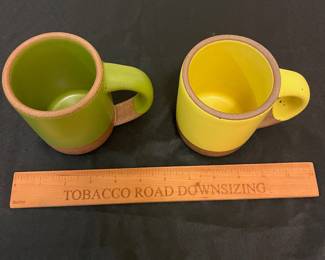 O11 - $300. Set of 7 East Fork Pottery Mugs. Measures 4.25" Tall. Retired colors. All are in great condition.