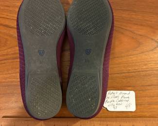 O80 - $45. Rothy’s Almond Toe Flats. Plum/Cabernet. Size 9.5. Excellent Condition.