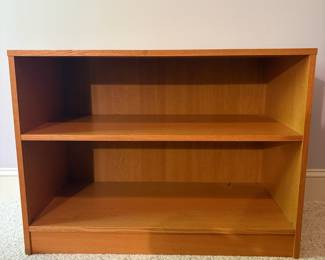 O13 - $20. Bookshelf with Adjustable Shelf. Measures 31.5” W x 15.75“ D x 23.25” Tall.
