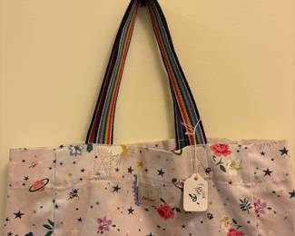 O74 - $20. Cath Kidston Fearne Tote. Measures 16” W x 17” Tall.