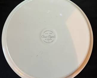 O107 - $30. Vtg. Corning Ware "Stix" Serving Plate. Measures 12.25" D.