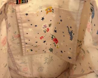 O74 - $20. Cath Kidston Fearne Tote. Measures 16” W x 17” Tall.