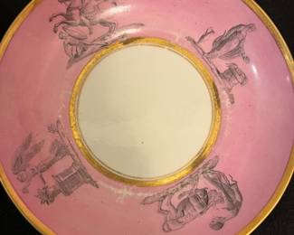 O99 - $120. Set of 1810 Barr Flight Barr Neo Classical Tea Cups and Saucers.