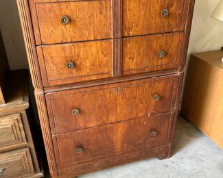 Art deco style chest of drawers