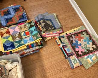 Handmade quilted items