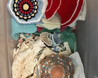 Knitted and crocheted items