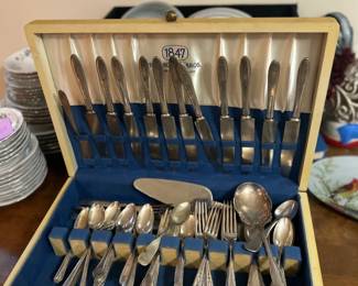 Silver plated flatware