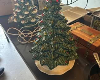 Ceramic Christmas trees!