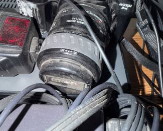 Minolta camera with lens