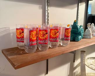 Vintage Coca-Cola glasses