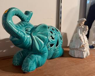Teal elephant