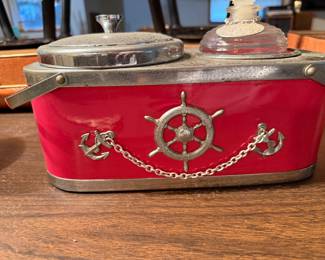 Vintage ice bucket decanter