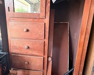 Vintage dresser with mirror