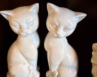 Ceramic Cat figurines