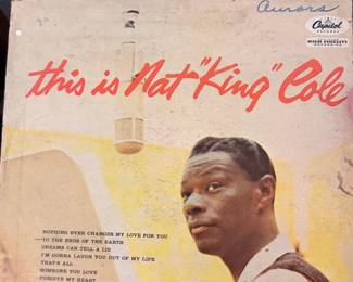 This is Nat King Cole Vinyl Record