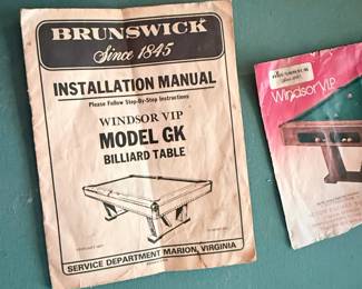 Brunswick Windsor VIP Model GK Billiard Table