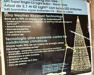 7ft twinkling LED christmas tree