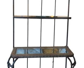 262 - Metal/Glass Baker's Rack - 84 x 38 x 9