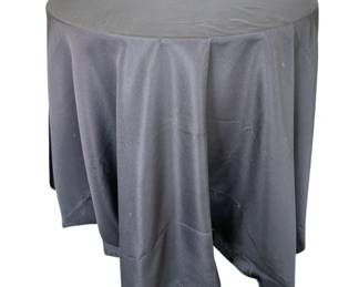 493 - Round Side Table w/ table cloth - 30 x 30
