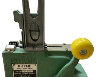 1503 - Vintage Rhyne Floral Pick Machine (Description): 11.5 x 10 x 4 Used as is electric/electronic/mechanical item. No guarantee all components, untested.