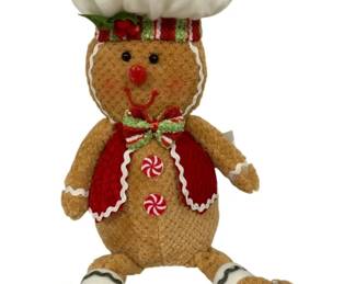 1071 - Plush Holiday Gingerbread Chef - 14" Tall