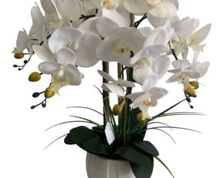 431 - Artificial Orchid in planter - 22 x 16 x 16