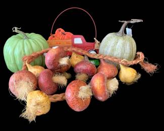 126 - Assorted Fall Decorative Items