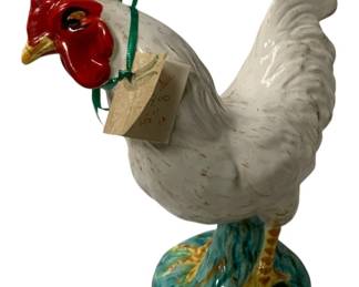 254 - Andrea by Sadek Rooster Figurine - 11 x 11.5 x 6