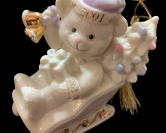 829 - Lenox 2001 Christmas Ornament - 3.5" Tall