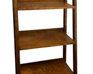 658 - 4-Tier Tapered Shelves w/ one-drawer (Description): 70.25 x 22 x 16