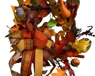 707 - Handcrafted Fall Wreath - 20 x 16