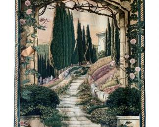 11 - Tapestry Wall Hanging & Rod - 76 x 57.5