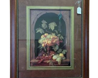 404 - Framed Fruit Print - 37 x 30