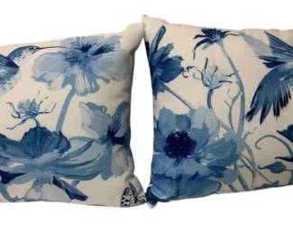 211 - 2 Climaweave Indoor/Outdoor Pillows - 16 x 10