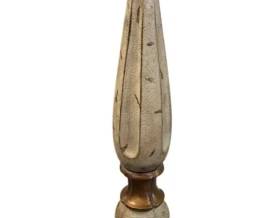 208 - Wood Candle Holder - 42 x 8.5
