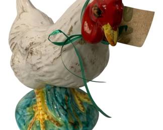 255 - Andrea by Sadek Rooster Figure - 9.5 x 11.5 x 5.5