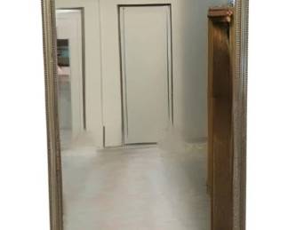 1301 - Framed Mirror - 73 x 25 - As Is (Description): Has 2 Holes In Frame
