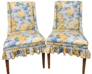 1374 - 2 Dining Chairs - 39 x 18.5 x 26