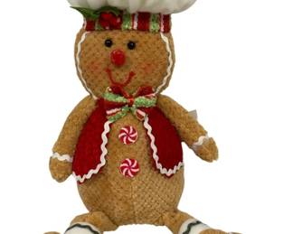 1074 - Plush Holiday Gingerbread Chef - 14" Tall