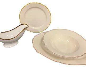 1403 - Assorted Dishes (Description): Largest plate is 18 x 11.