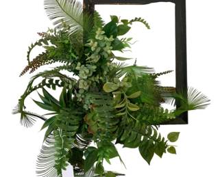 144 - Framed Floral Hanging Arrangement - 31 x 20