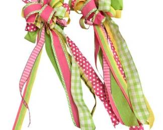 1435 - 2 Handcrafted Bows - 33 x 11