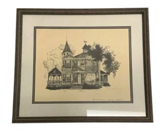 648 - Framed Signed & Numbered Print - 51/500 (Description): 15.5 17.5