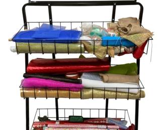 1289 - 3 Tier Metal Shelf - Contents not Included (Description): 66 x 45 x 22